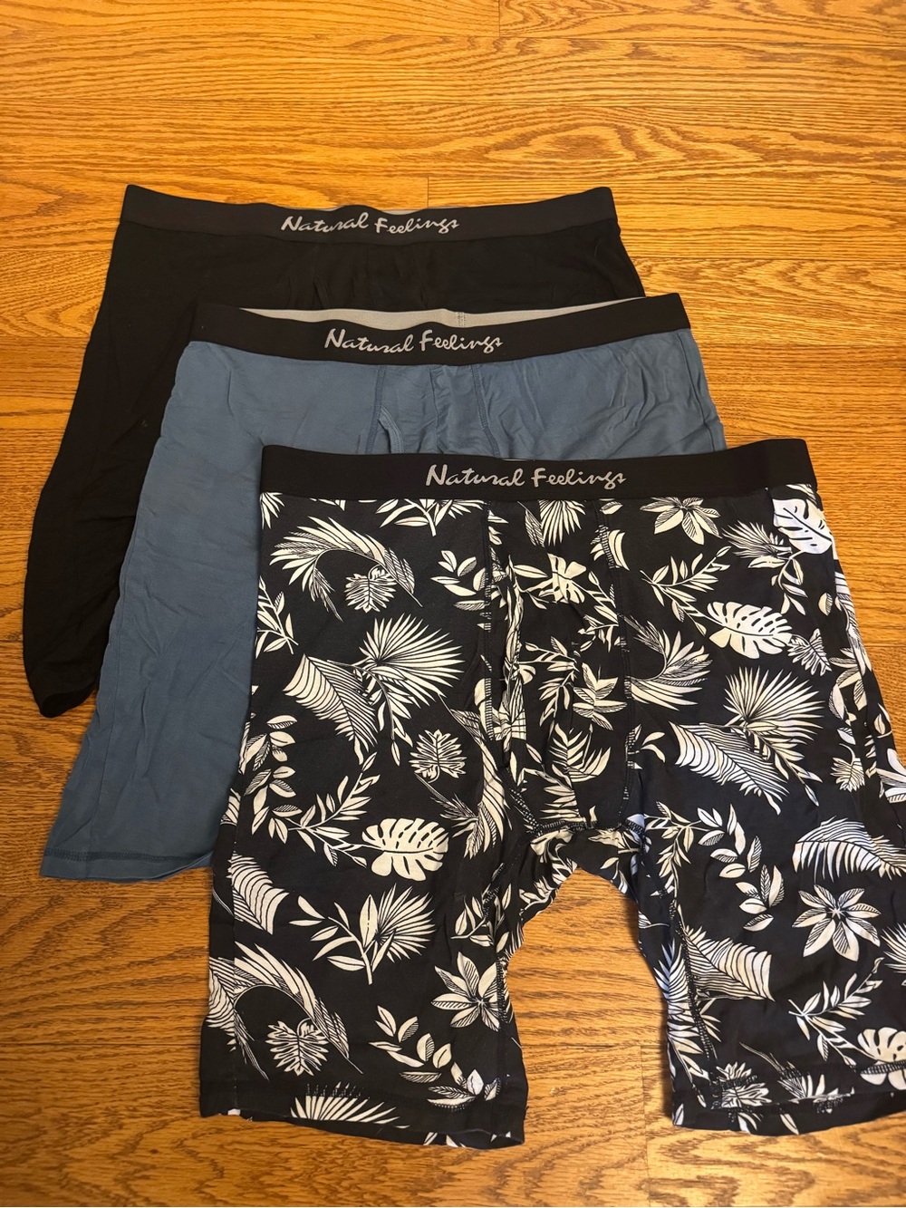 Mens Natural Feelings long boxer briefs